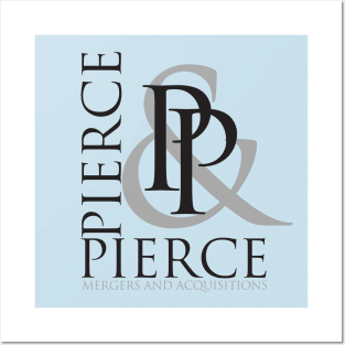 PIERCE & PIERCE - BLACK Posters and Art